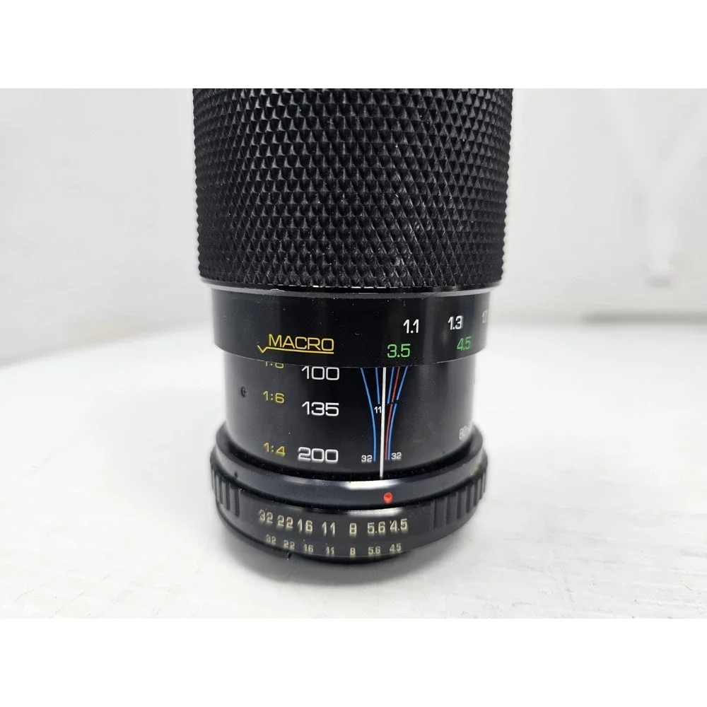 MC Soligor 80-200mm F1:4.5 MC Zoom Macro C/D Lens Tested Working NM‎
